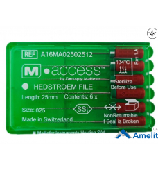 Інструмент ручний H-File M-Access №25 (Dentsply Maillefer), 6 шт./пак.